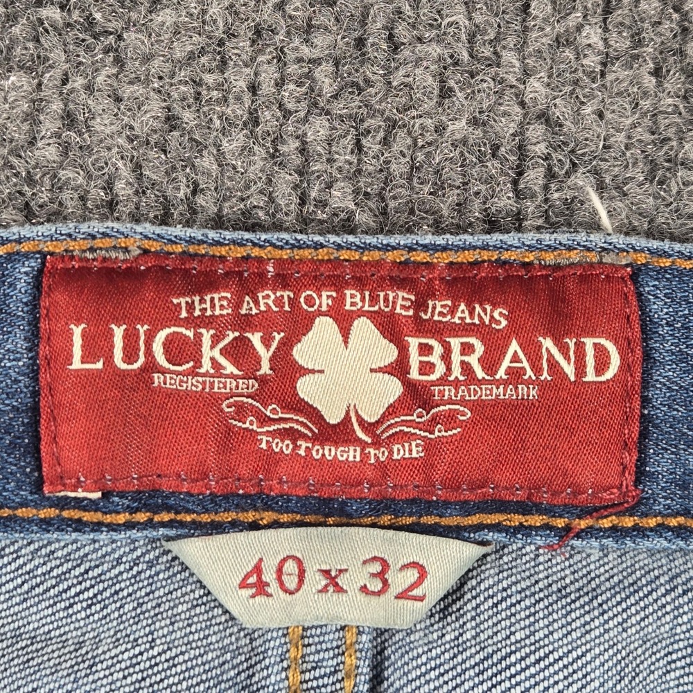 Lucky Brand 361 Vintage Straight Jeans Mens 40x32 Blue Denim Medium Wash - Picture 3 of 16